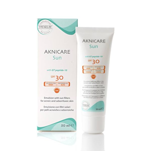 Synchroline Aknicare Cream SPF 30 Sunscreen face cream for oily skin 50 ml